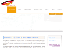 Tablet Screenshot of kapstadt.com